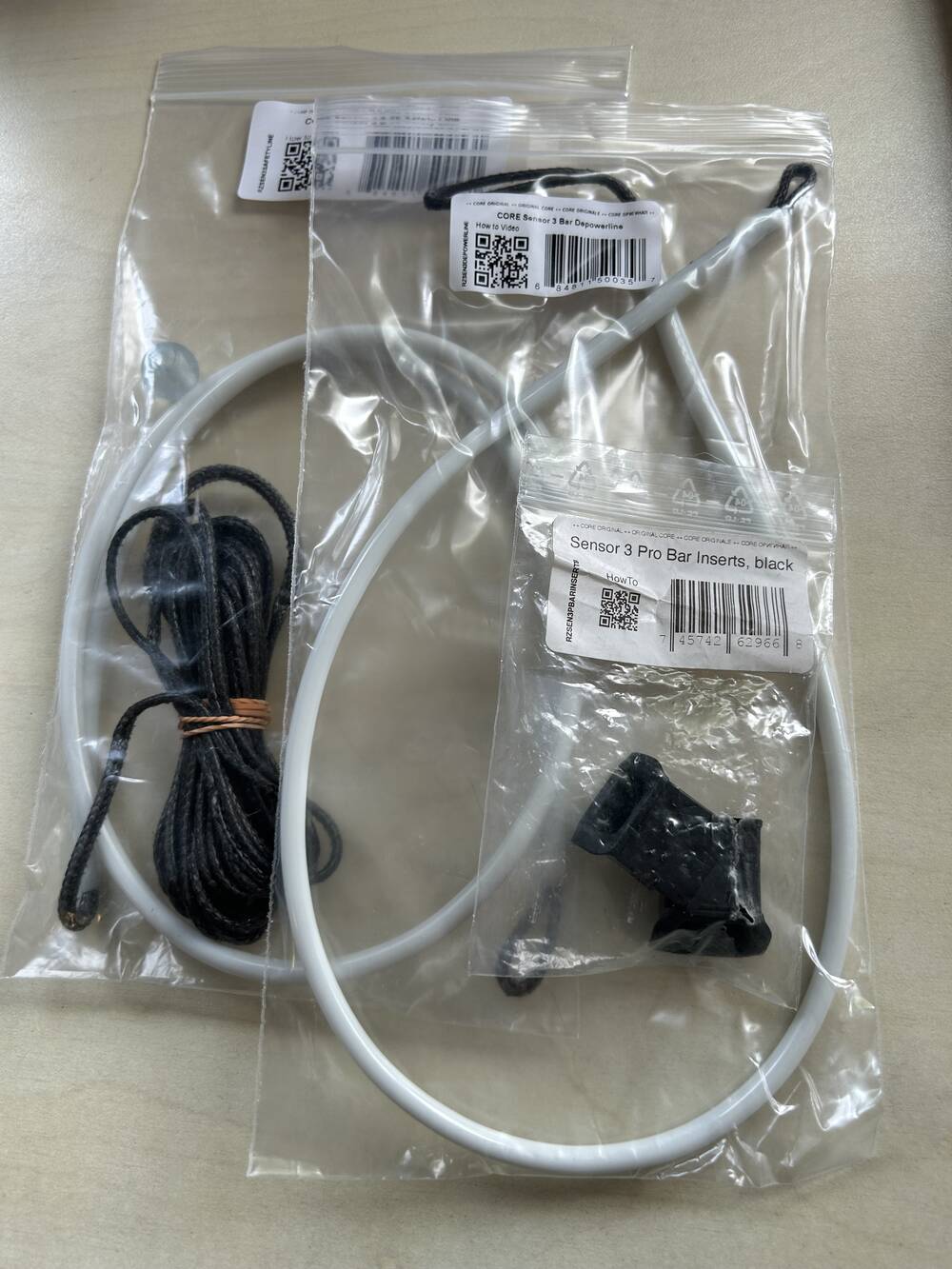 Sensor 2-3 Rep. Set. Saftey/Depowerline/Bar Inserts Black